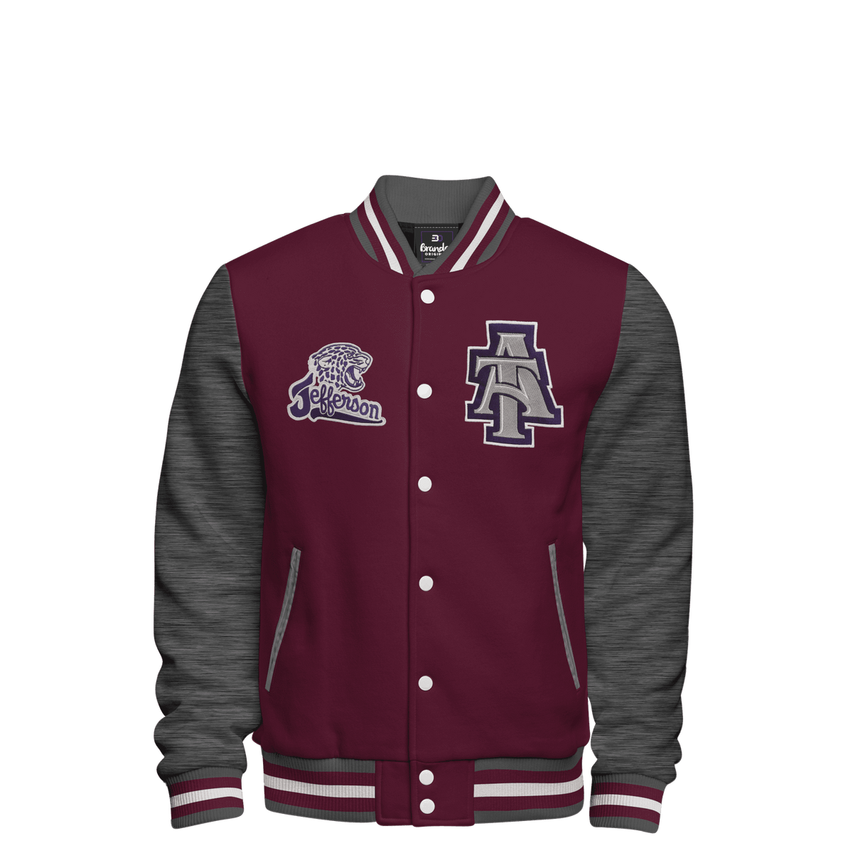 Cotton Fleece Varsity Jacket With Custom Printed Lining The Stitchory